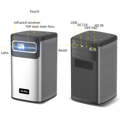 Ai Pro 12000 Portable 4K Projector